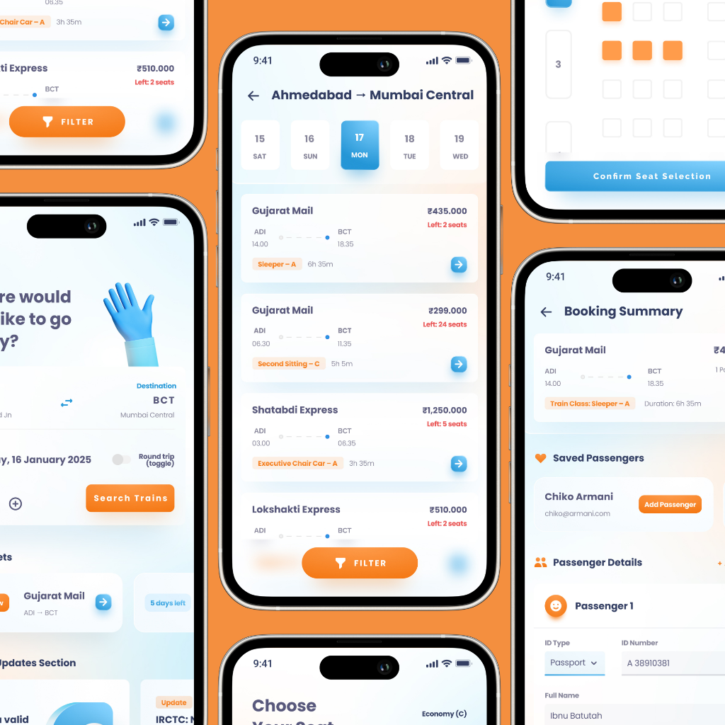 Mobile Travel UI